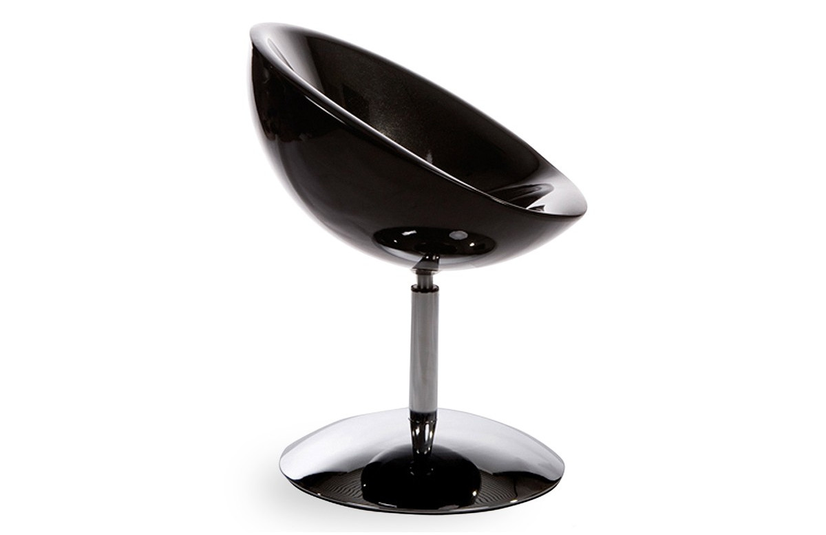 Fauteuil Design Boule Noir