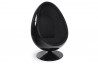 Fauteuil Design Oeuf Noir/Noir