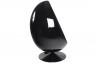 Fauteuil Design Oeuf Noir/Noir