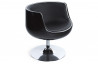 Siege Design Rond Noir/Noir