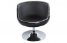 Siege Design Rond Noir/Noir