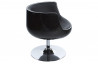 Siege Design Rond Noir/Noir