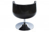 Siege Design Rond Noir/Noir