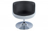 Siege Design Rond Blanc/Noir