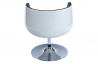 Siege Design Rond Blanc/Noir