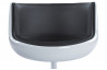 Siege Design Rond Blanc/Noir