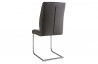 Lot de 2 chaises de sejour couleur taupe