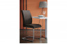 Lot de 2 chaises de sejour couleur taupe