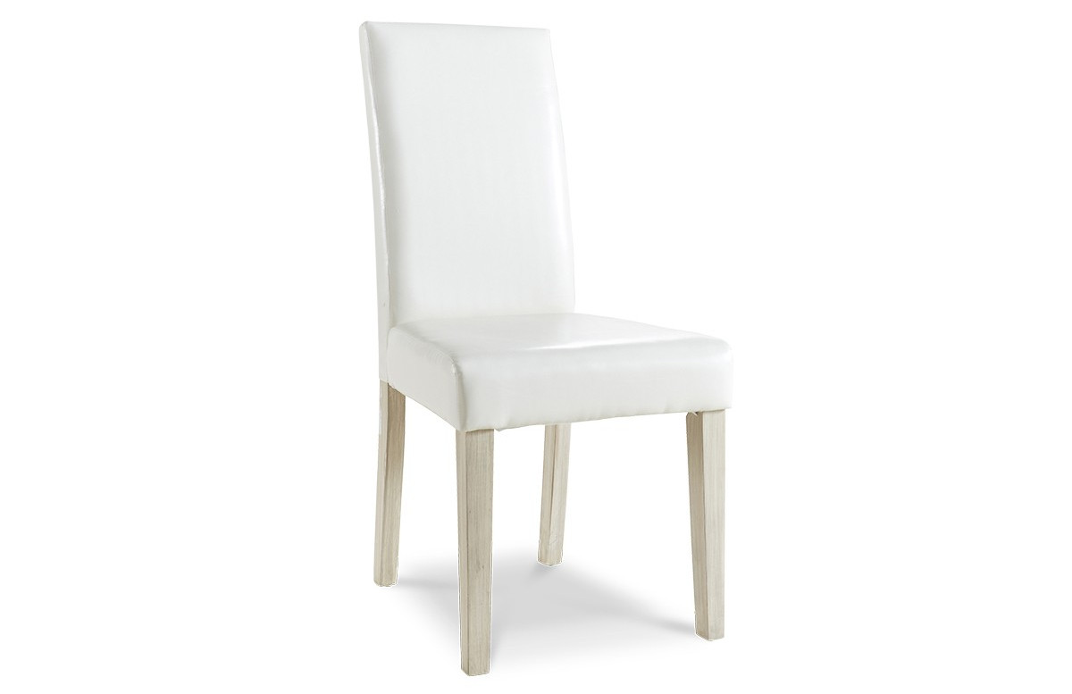 Chaise de séjour couleur blanc