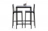 Ensemble d'une table et 2 chaises noires