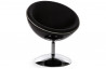 Fauteuil Design Boule Noir/Noir