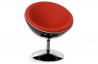 Fauteuil Design Boule Noir/Rouge