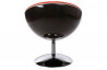 Fauteuil Design Boule Noir/Rouge