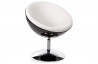 Fauteuil Design Boule Noir/Blanc