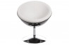 Fauteuil Design Boule Noir/Blanc