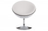 Fauteuil Design Boule Blanc/Blanc