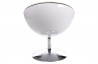 Fauteuil Design Boule Blanc/Blanc