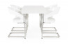 Chaise Design Blanc/Blanc