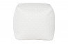 Pouf d'appoint blanc