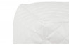 Pouf d'appoint blanc