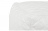 Pouf d'appoint blanc