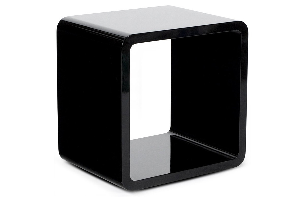 Cube de rangement noir