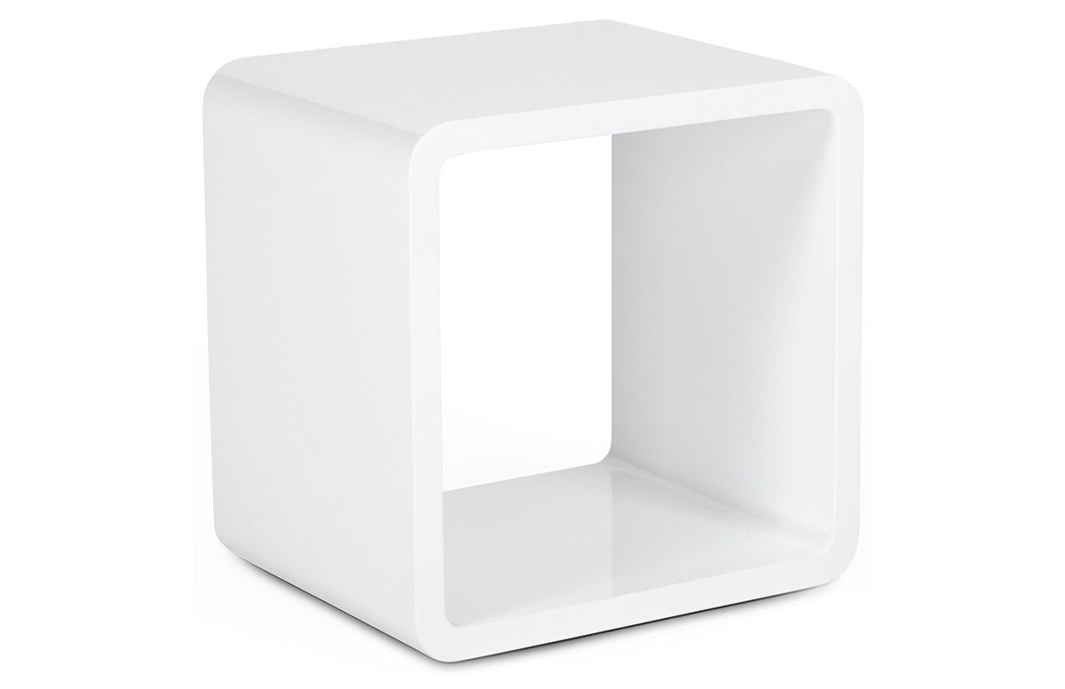 Cube de rangement blanc