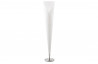 Lampadaire design forme cône blanc