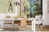 Lampadaire design forme cône blanc