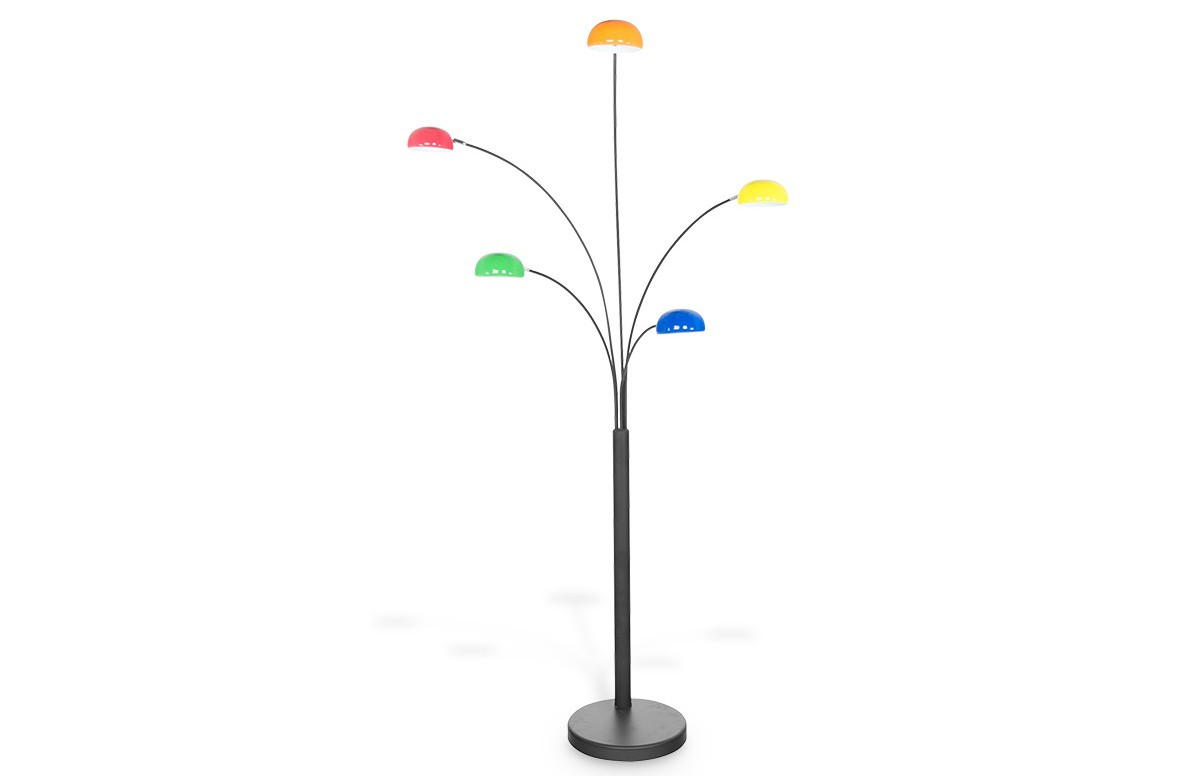 Lampadaire design multicolor