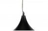 Lampe suspendue design noire