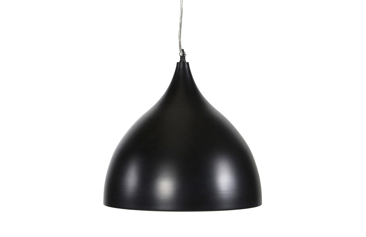 Lampe suspendue design noire