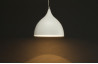 Lampe suspendue design blanc