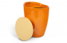 Tabouret design orange