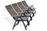 Lot de 4 fauteuils multi-positions