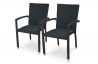 Lot de 2 fauteuils noirs