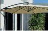 Parasol uni suspendu 300cm sable