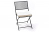 Lot de 2 chaises pliantes perforées