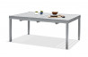 Table aluminium 10-12 places gris galet