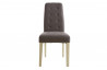 Lot de 2 chaises de sejour couleur taupe