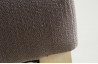 Lot de 2 chaises de sejour couleur taupe