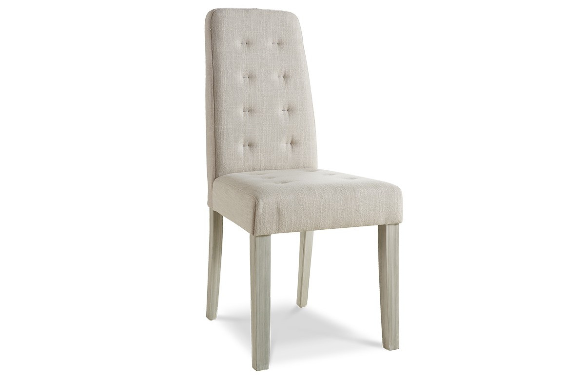 Lot de 2 chaises de sejour couleur beige