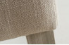 Lot de 2 chaises de sejour couleur beige
