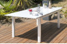 Table salon de jardin extensible en aluminium pour 8 personnes DCB Garden MYKONOS