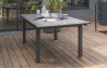 Table de jardin extensible en aluminium et verre pour 8 personnes DCB Garden MIAMI