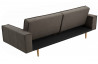 Canapé convertible en tissu 3 places House & Garden anthracite ASTON