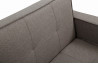 Canapé convertible en tissu 3 places House & Garden anthracite ASTON