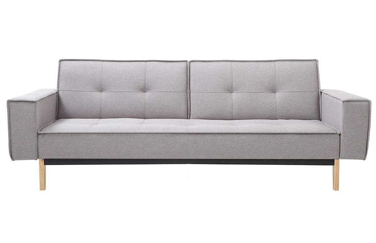 Canapé convertible en tissu House & Garden 3 places gris BELUGA