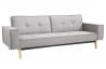 Canapé convertible en tissu House & Garden 3 places gris BELUGA