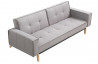 Canapé convertible en tissu House & Garden 3 places gris BELUGA